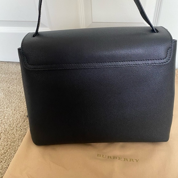 Burberry Derby Leather House Check Medium Tote - Picture 3 of 5